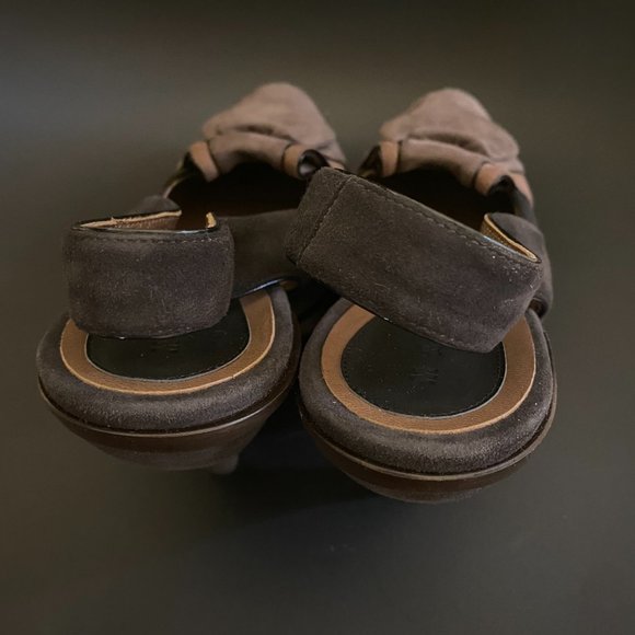 NIB Marni Purple Pink Suede Platform Heels Slingbacks Made in Italy Sz 40 $950 - Picture 7 of 16